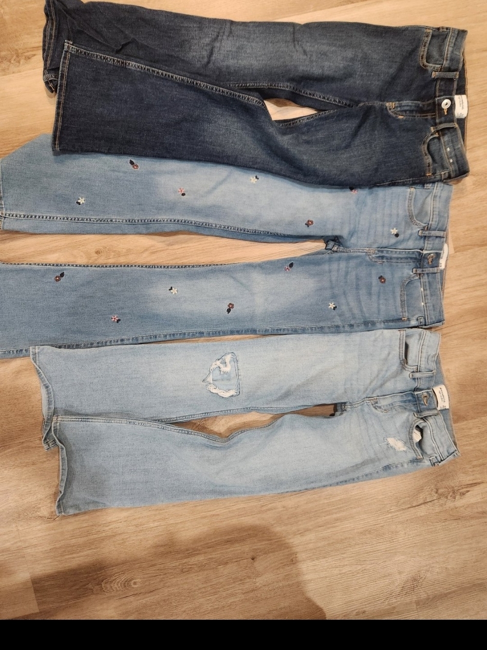 Abercrombie kids Light and Dark Blue Jeans Set